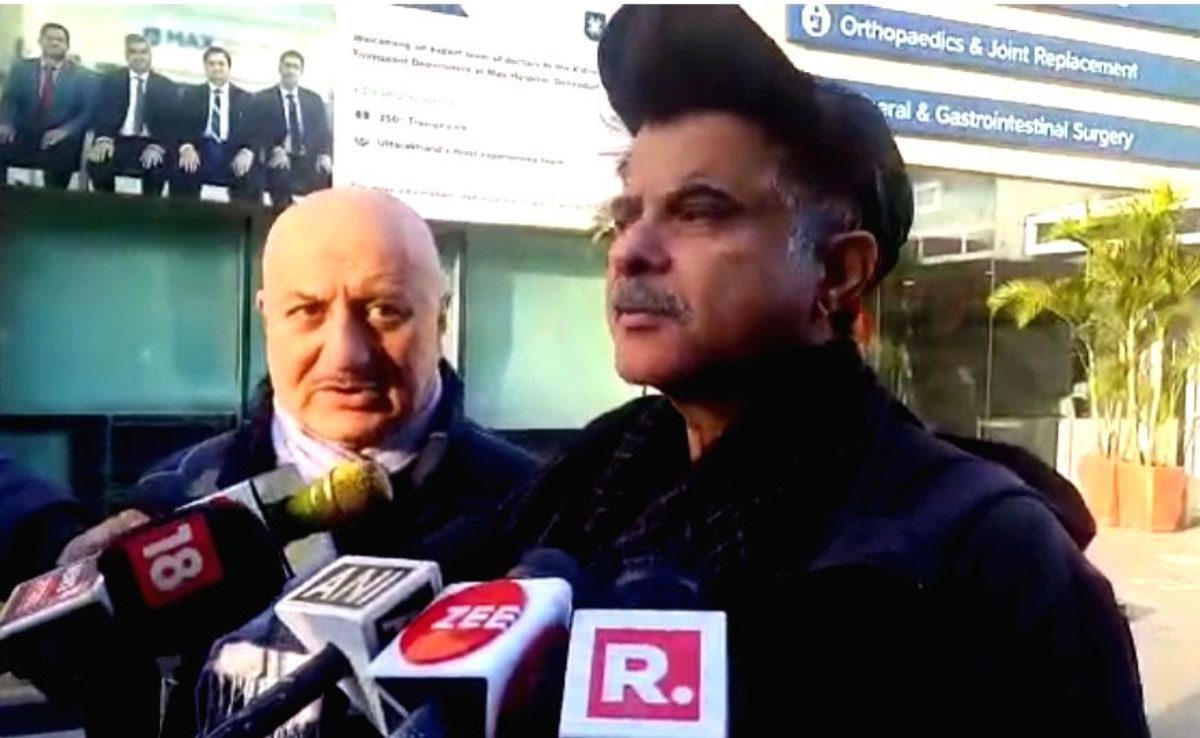Actors Anil Kapoor and Anupam Kher came to meet Rishabh Pant Anil Kapoor and Anupam Kher came to meet Rishabh Pant