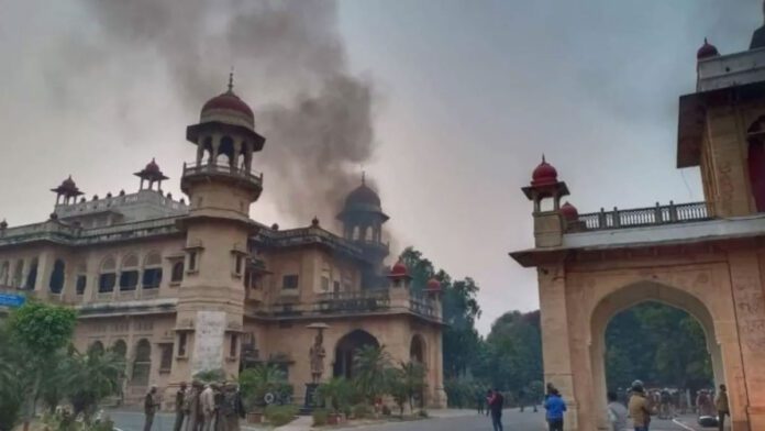 43 guards booked in Allahbad University violence