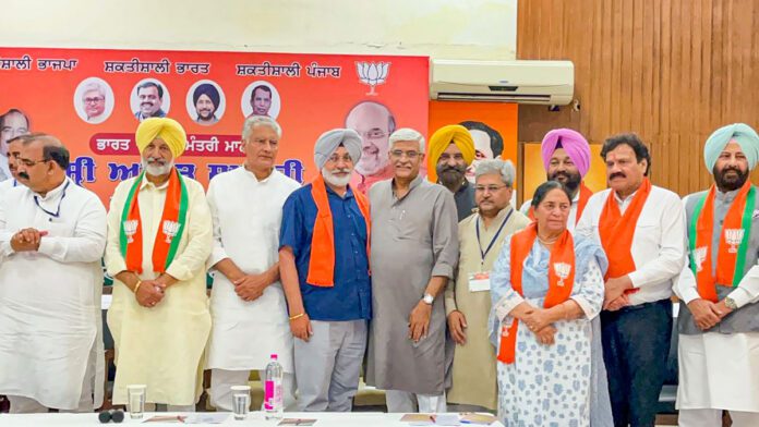 BJP inducted leaders who left Congress as members