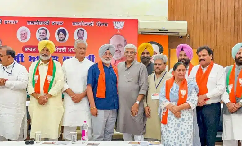 BJP inducted leaders who left Congress as members