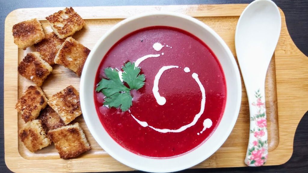 Make carrot, beetroot and tomato soup for immunity