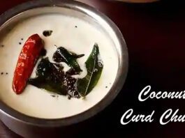 Ingredients Coconut Curd Chutney