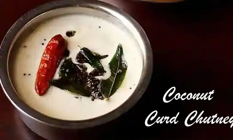 Ingredients Coconut Curd Chutney