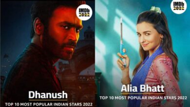 Dhanush tops IMDb's list of 10 most popular Indian stars