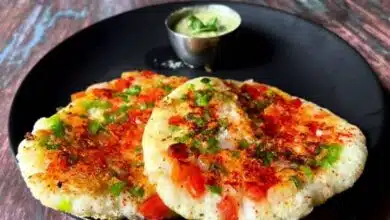 Quick Masala Uttapam Recipe for Breakfast