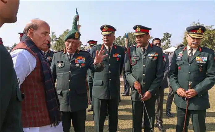 Rajnath meets Service Chiefs on India-China Conflict