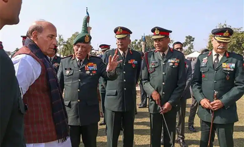 Rajnath meets Service Chiefs on India-China Conflict