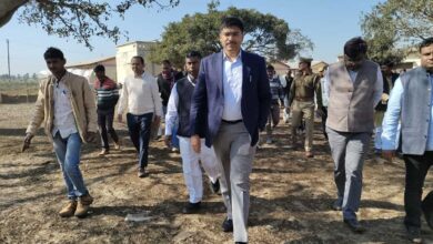 Sambhal DM Manish Bansal inspected the Gaushala