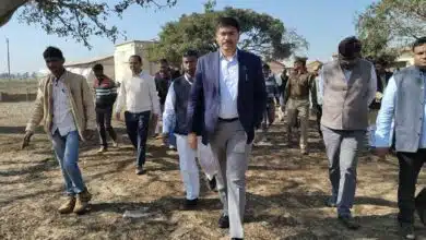 Sambhal DM Manish Bansal inspected the Gaushala