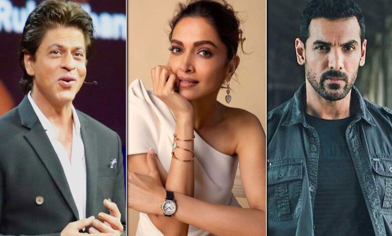 SRK, Deepika, John Pathaan with a power-packed poster