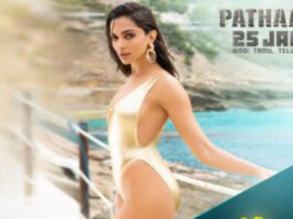 glimpse of Deepika's look from the song of Pathaan