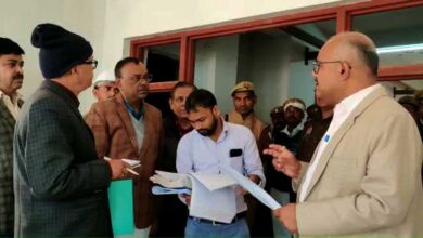 Deoria DM did surprise inspection of various construction projects