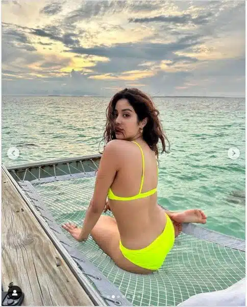 New pics from Janhvi Kapoor's Maldives diaries