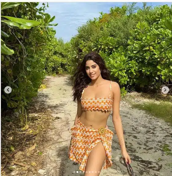 New pics from Janhvi Kapoor's Maldives diaries