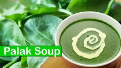 make Delicious Palak soup from green leafy vegetables