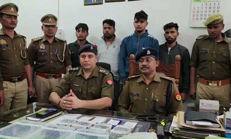 Sambhal police arrested 4 robbers