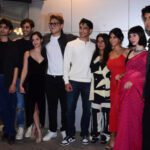 The Archies star cast arrived in style at wrap-up party