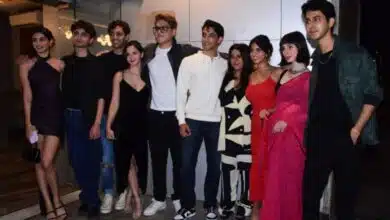 The Archies star cast arrived in style at wrap-up party