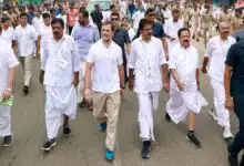 Heavy snowfall disrupts final day of Bharat Jodo