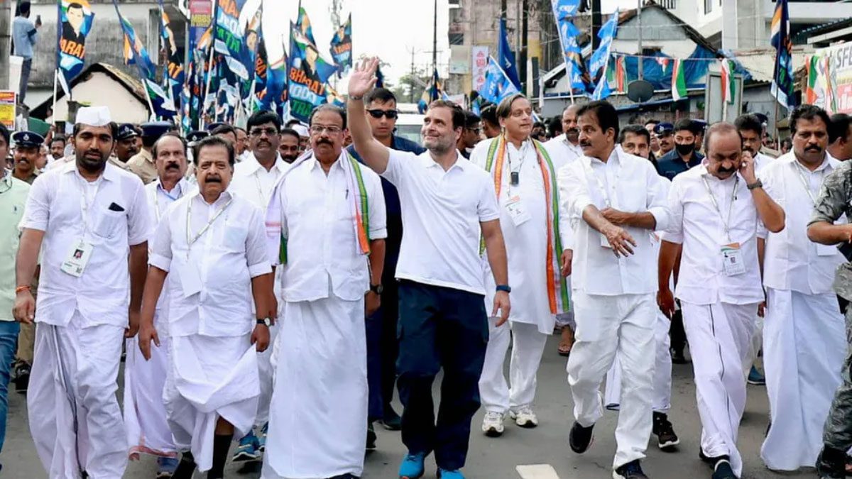 Former IAF fighter pilot Rajeev Tyagi joins Bharat Jodo Yatra