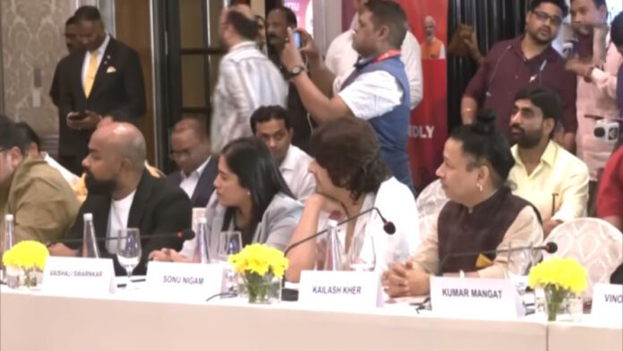 Yogi Adityanath meets Bollywood celebs in Mumbai
