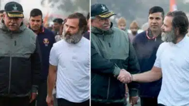 Former IAF fighter pilot Rajeev Tyagi joins Bharat Jodo Yatra