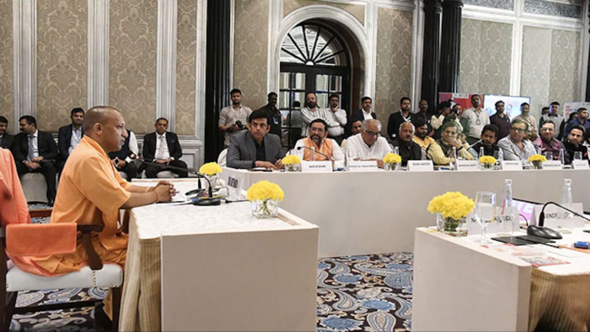 Yogi Adityanath meets Bollywood celebs in Mumbai