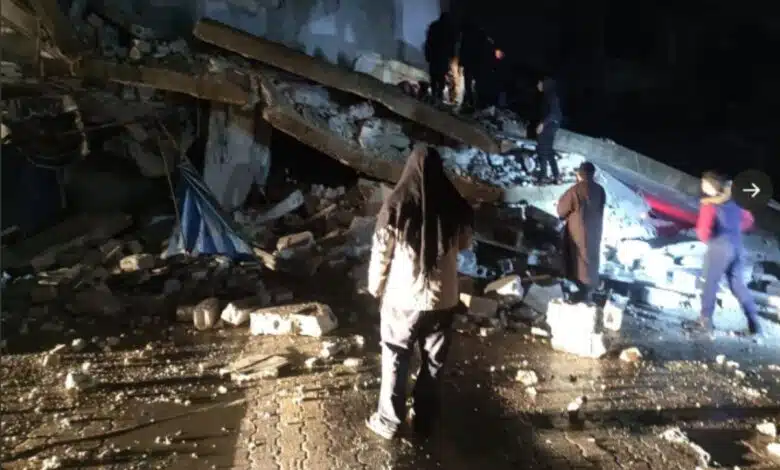 Earthquake tremors in Turkey and Syria