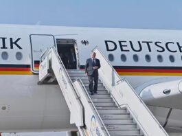 German Chancellor Olaf Scholz on visit to India