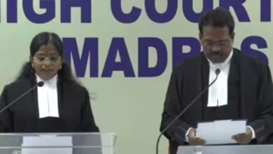 Lawyer Victoria Gowri took oath as a judge