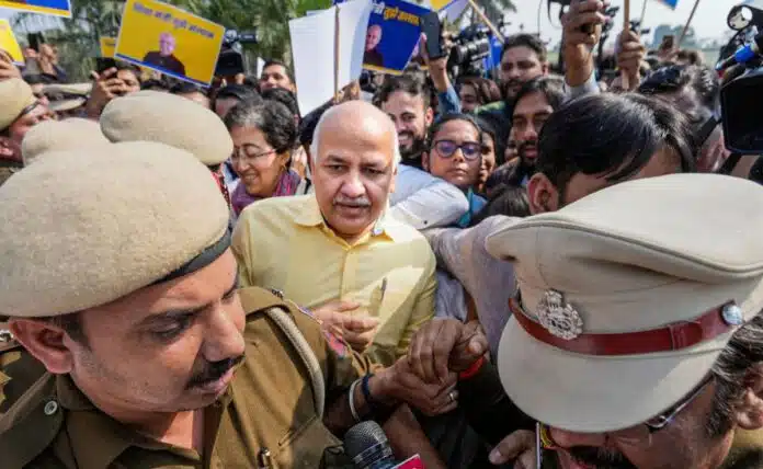 Manish Sisodia appeared before the CBI judge