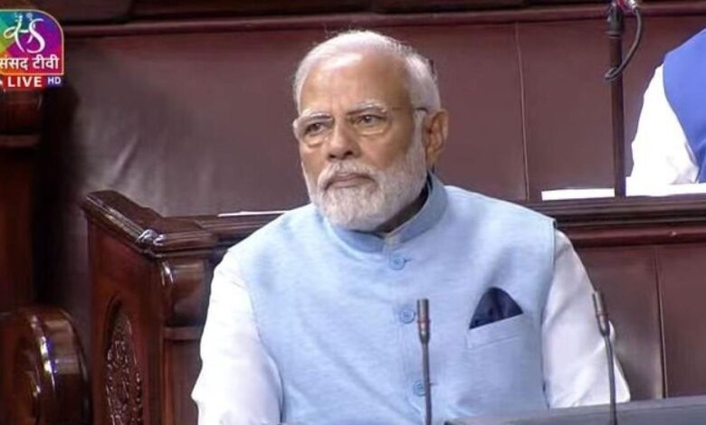 Today PM Modi will reply to the motion of thanks in RS