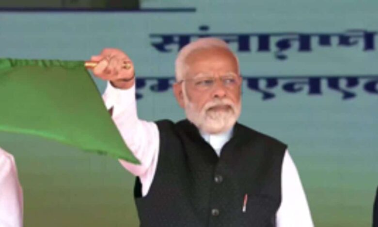 PM Modi flags off 2 Vande Bharat trains from Mumbai