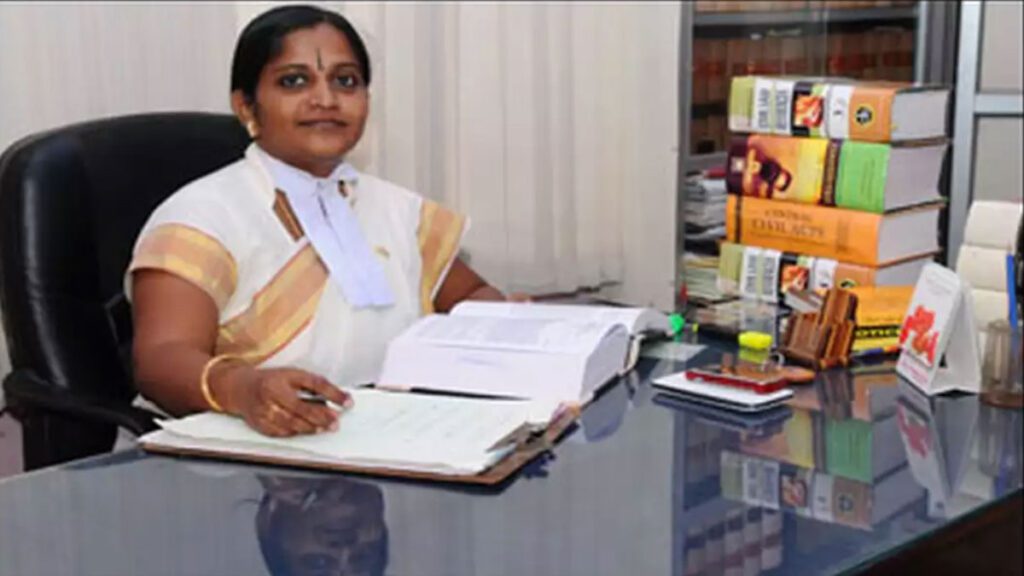 Lawyer Victoria Gowri took oath as a judge