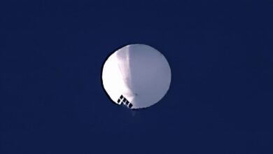 US missile shot down Chinese balloon