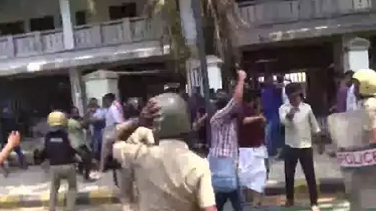 Youth Congress was angry with the Kerala state budget Kerala Youth Congress leaders detained