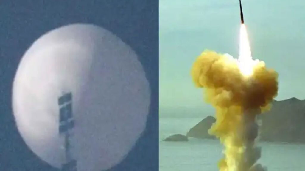 US missile shot down Chinese balloon