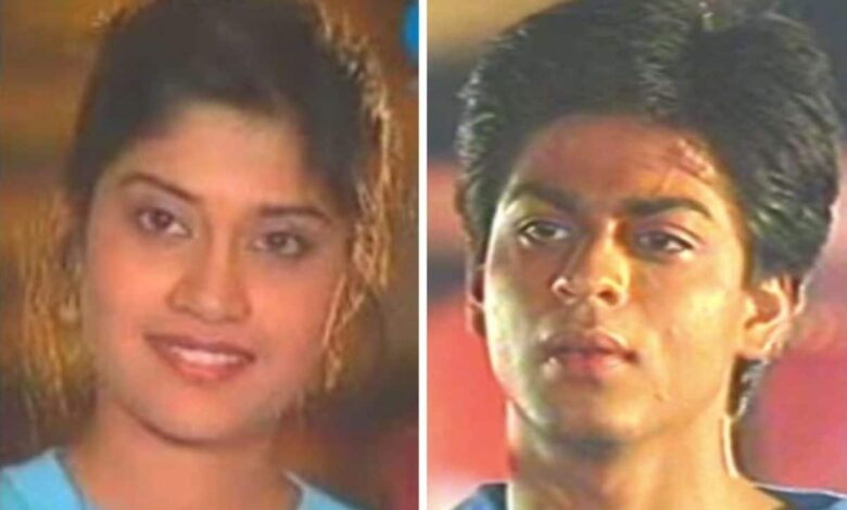 SRK and his "first heroine" Renuka Shahane's Twitter exchange