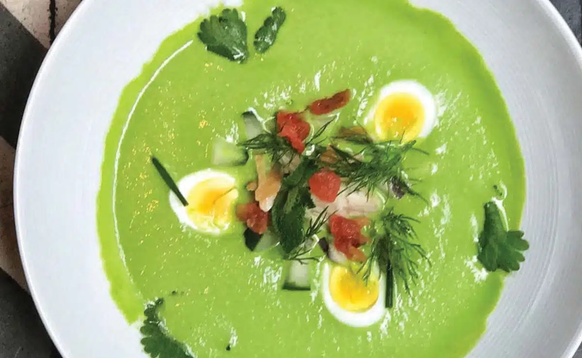 Cucumber and coriander soup Cold Soup to Beat the Summer