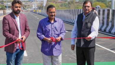 Delhi CM Arvind Kejriwal inaugurated Ashram flyover