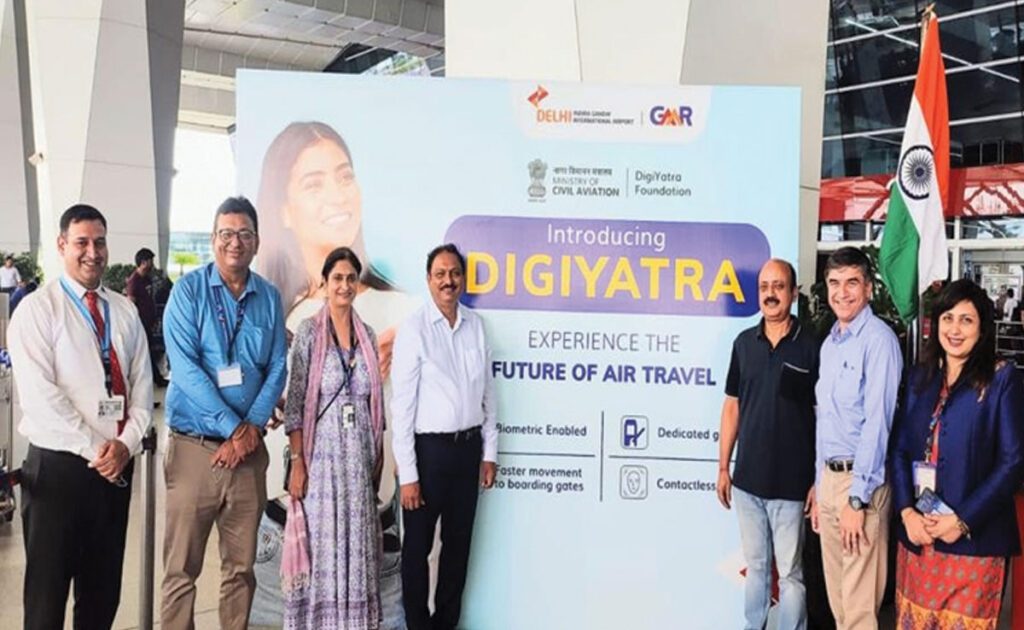DIGI YATRA is a digital platform for air travelers