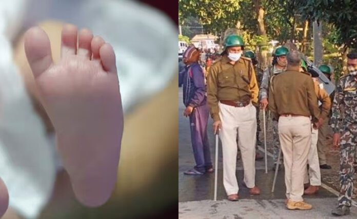 Newborn crushed to death by cops' shoes in Jharkhand