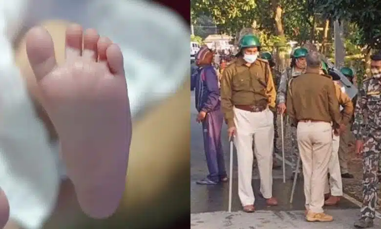 Newborn crushed to death by cops' shoes in Jharkhand