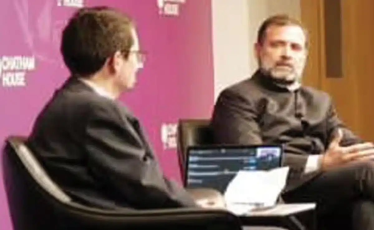 Rahul Gandhi's clarification on Britain's statement