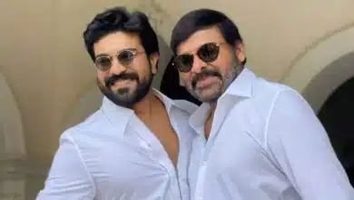 A special birthday post from Ram Charan's father Chiranjeevi
