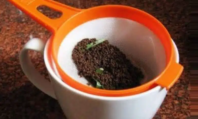 Use of Remaining Tea Leaves
