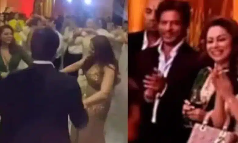 SRK and Gauri dancing at Alana Pandey's wedding