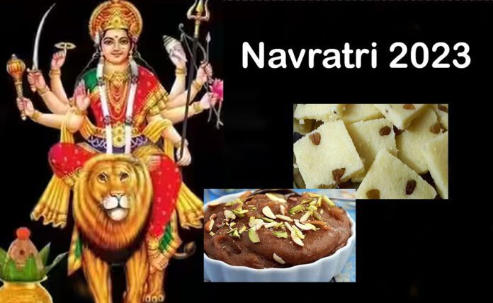 Singhare Atta Halwa and Banana Burfi for Navratri 2023