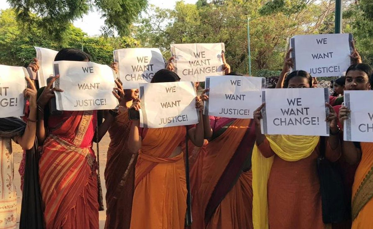 Allegations of girl students in sex abuse case Sex abuse case against professor in Chennai Academy
