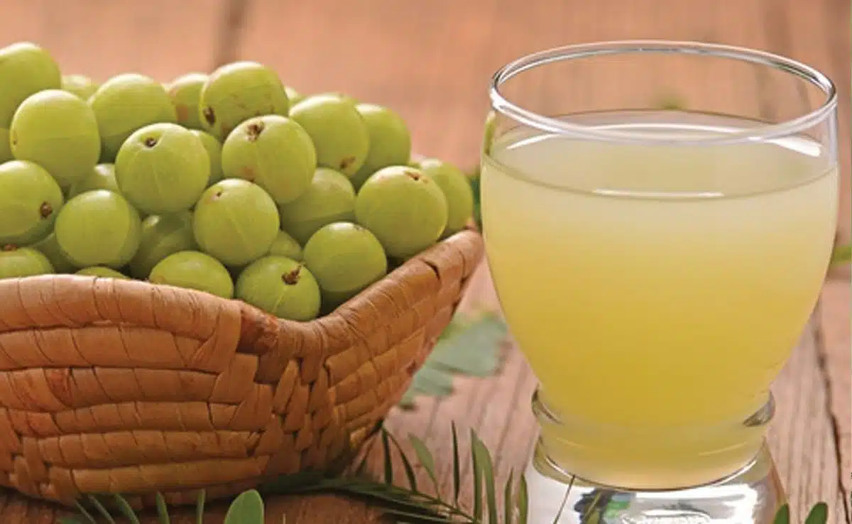 Amla juice Healthy Drink to start the morning